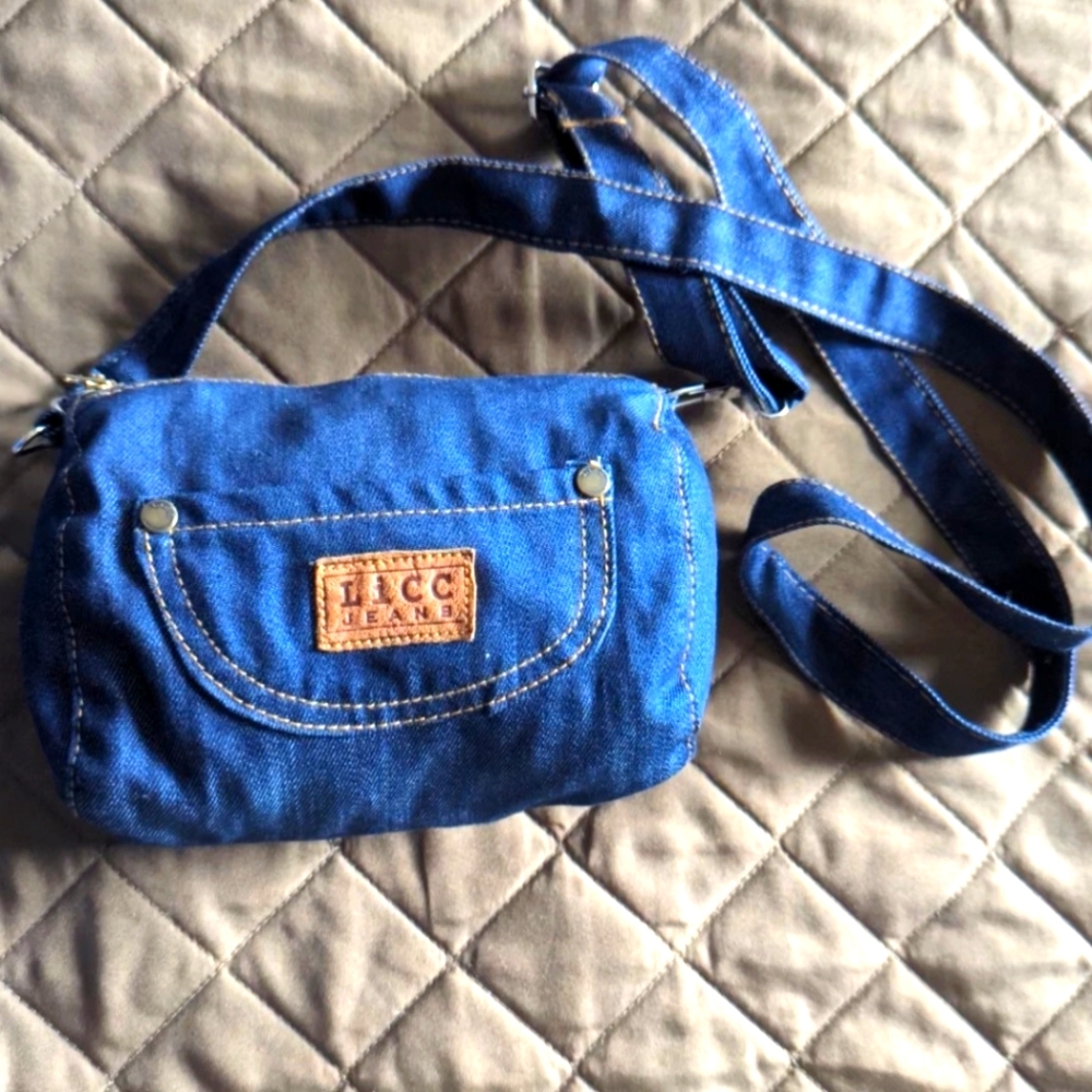 Denim Crossbody Handbag